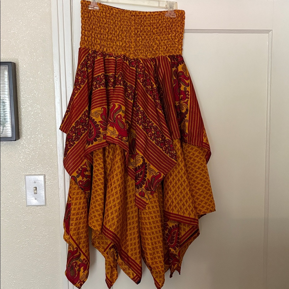 Kantha Bae Silk Pixie Skirt